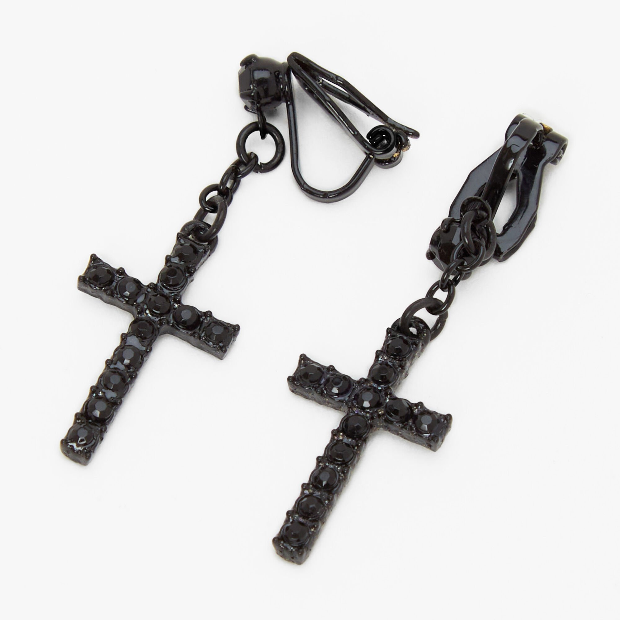 Claire's online cross earrings