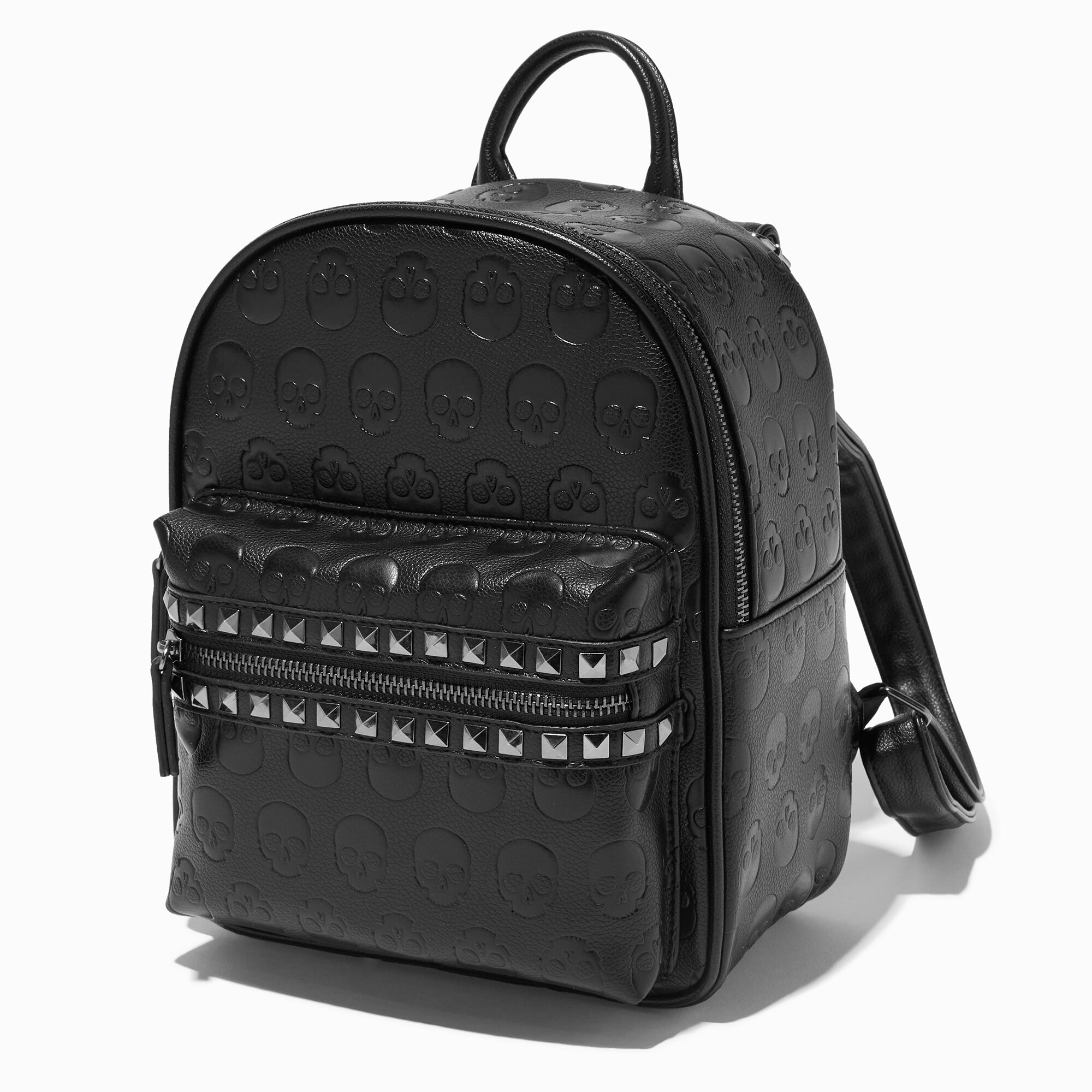 View Claires Skull Design Medium Backpack Black information