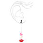 Silver Yin Yang Dangly Drop Earrings,