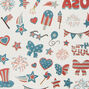 Stars &amp; Stripes Mini Metallic Temporary Tattoo Pack - 35 Pack,