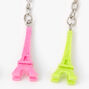 Eiffel Tower Best Friends Keychains - 5 Pack,