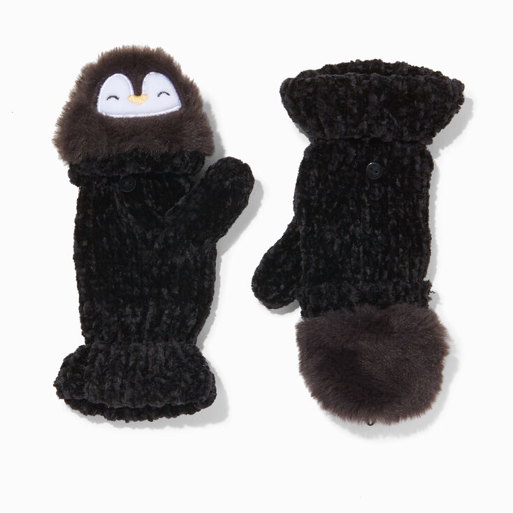 Claire&#39;s Club Penguin Black Gloves,