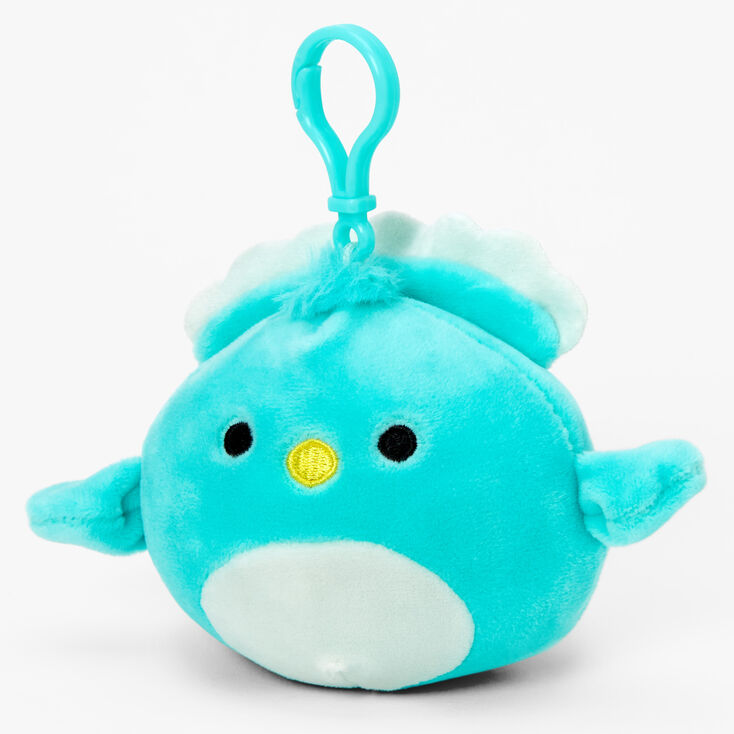 Squishmallows&trade; 3.5&quot; Birds Keyring Soft Toy Bag Clip - Styles Vary,