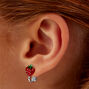 Strawberry Clip-On Stud Earrings,
