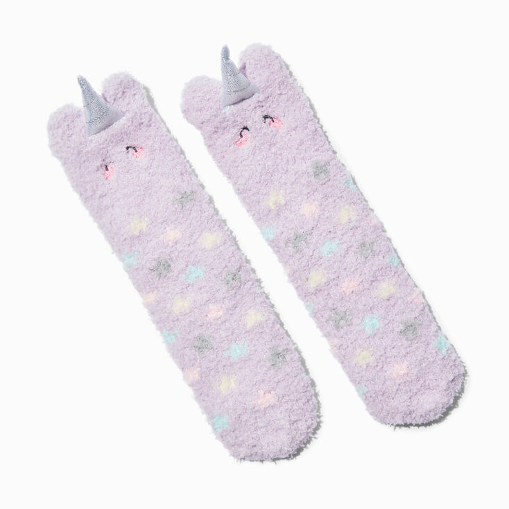Claire&#39;s Club Unicorn Cozy Socks,