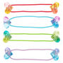 Claire&#39;s Club 4 Pack Heart Gem Hair Ties,
