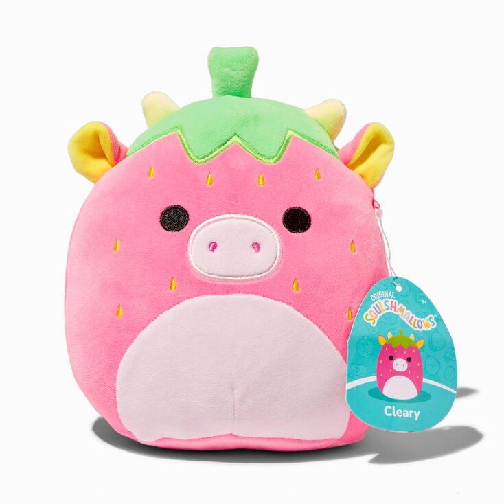 Squishmallows™ 8'' Cleary the Strawberry Cow Plush Toy