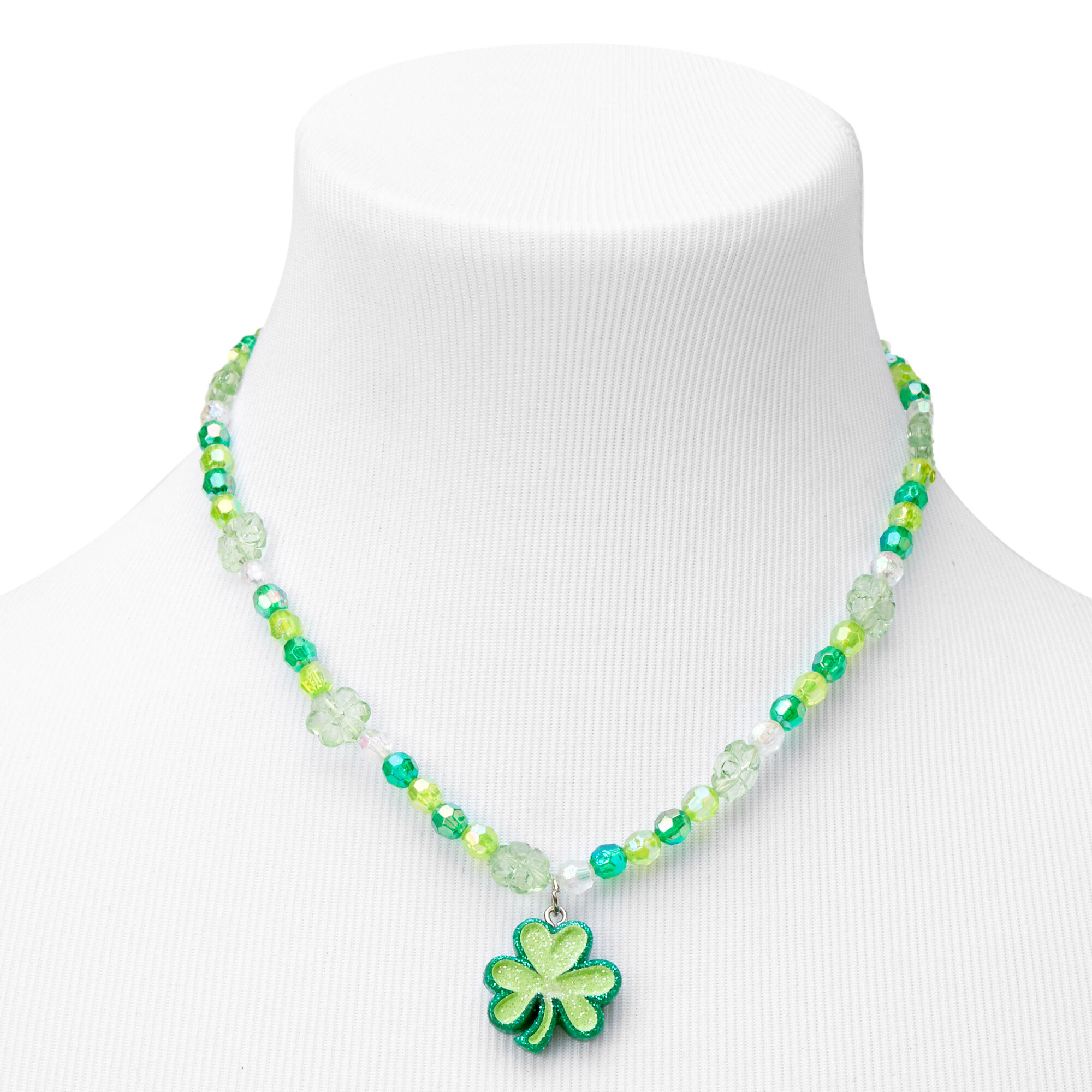 Parure de bijoux perlés fête de la Saint-Patrick - Lot de 2,