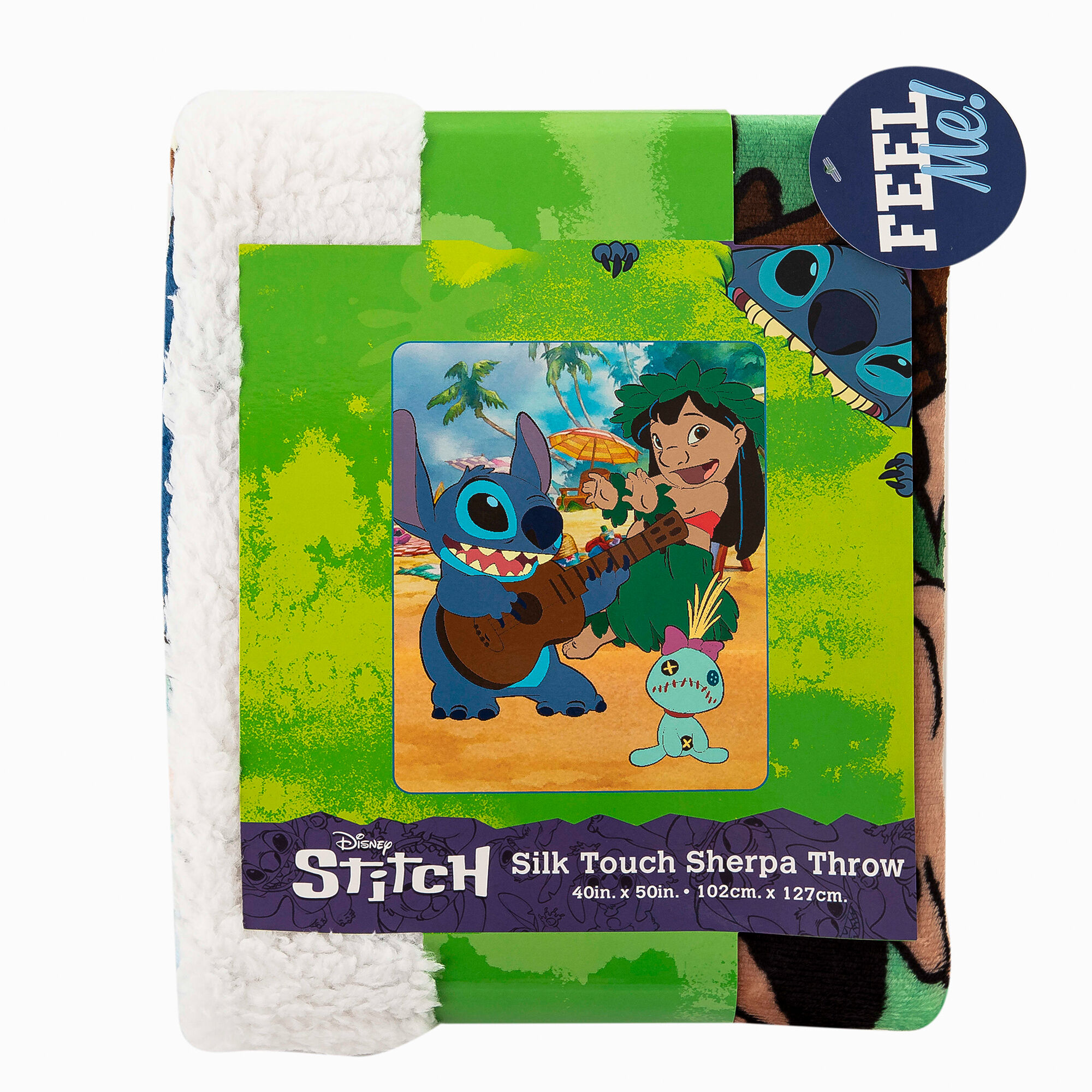 Lilo & Stitch Tropical Mix Silk Touch Sherpa Blanket (ds)