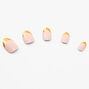 Gold French Stiletto Press On Vegan Faux Nail Set - 24 Pack,