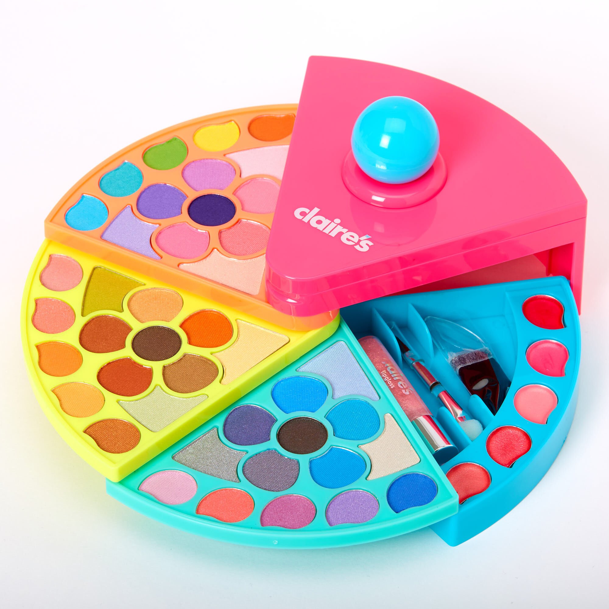 Neon Cake Slice Makeup Set,