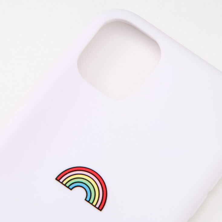 White Rainbow Phone Case - Fits iPhone&reg; 11,