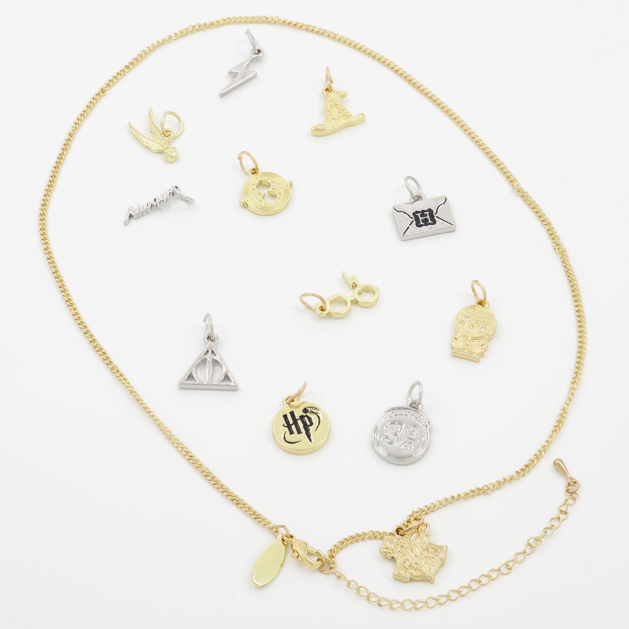 Harry potter charm necklace sale