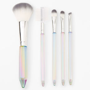 Crystal Rainbow Makeup Brush Set - 5 Pack,