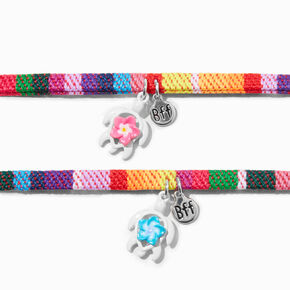 Best Friends Hibiscus Turtle Friendship Bracelets - 2 Pack,