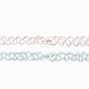 Best Friends Butterfly Tattoo Choker Necklaces - 2 Pack,
