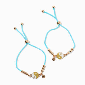 Best Friends Yin Yang Adjustable Friendship Bracelets - 2 Pack,