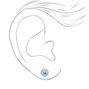 Glitter Caf&eacute; Stud Earrings - 3 Pack,
