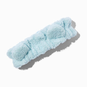 Blue Sherpa Makeup Headwrap,