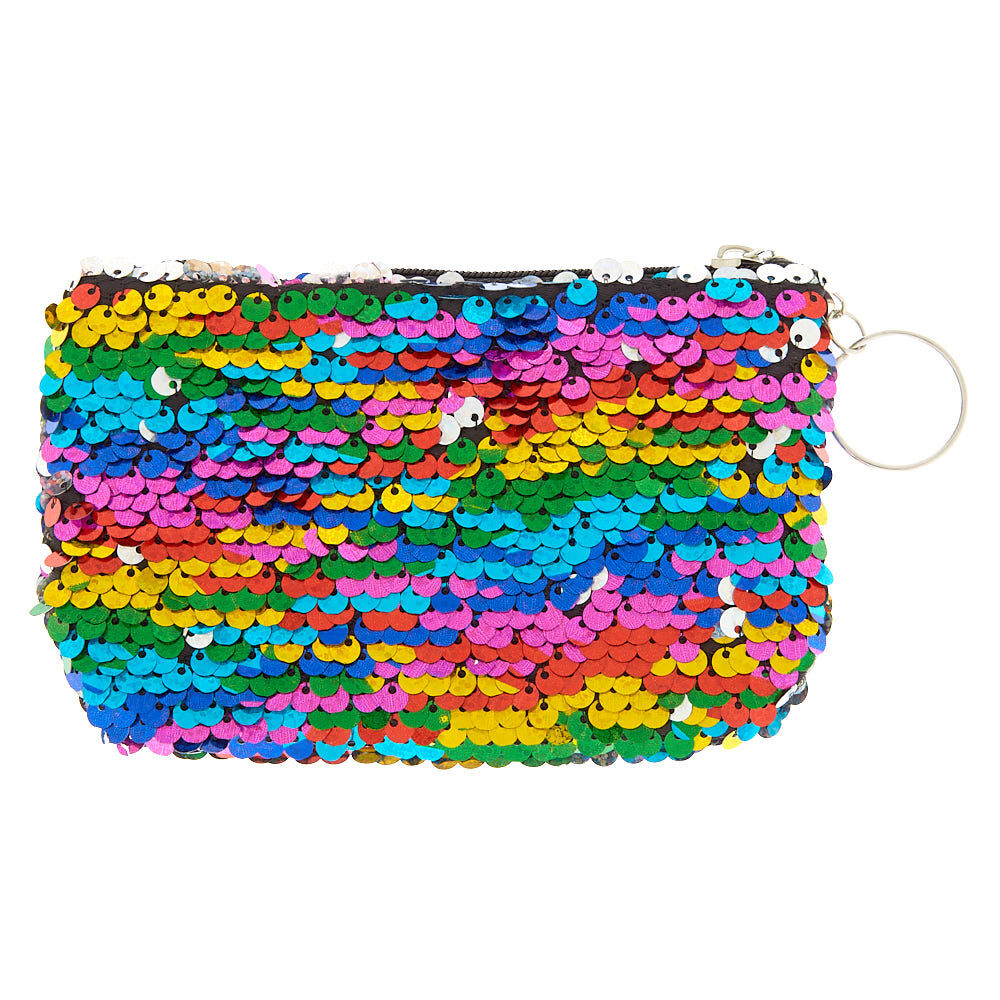 Rainbow Sequin Coin Purse,
