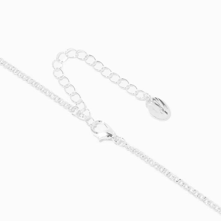 Pink Horseshoe Heart Pendant Necklace,
