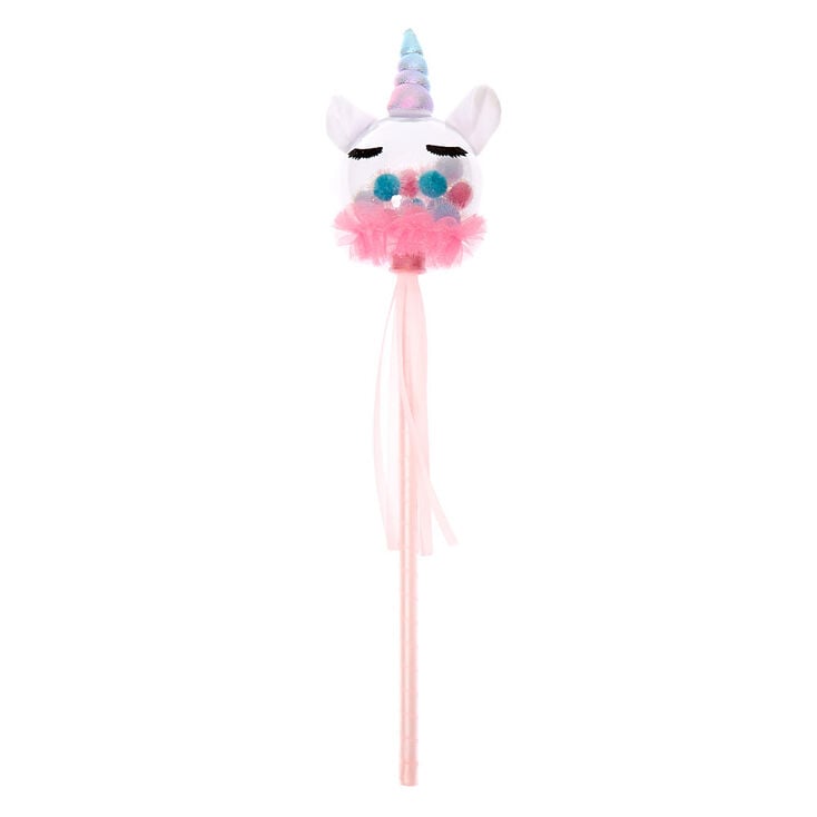 Claire's Baguette magique licorne à paillettes mobiles Club Claire's - Rose