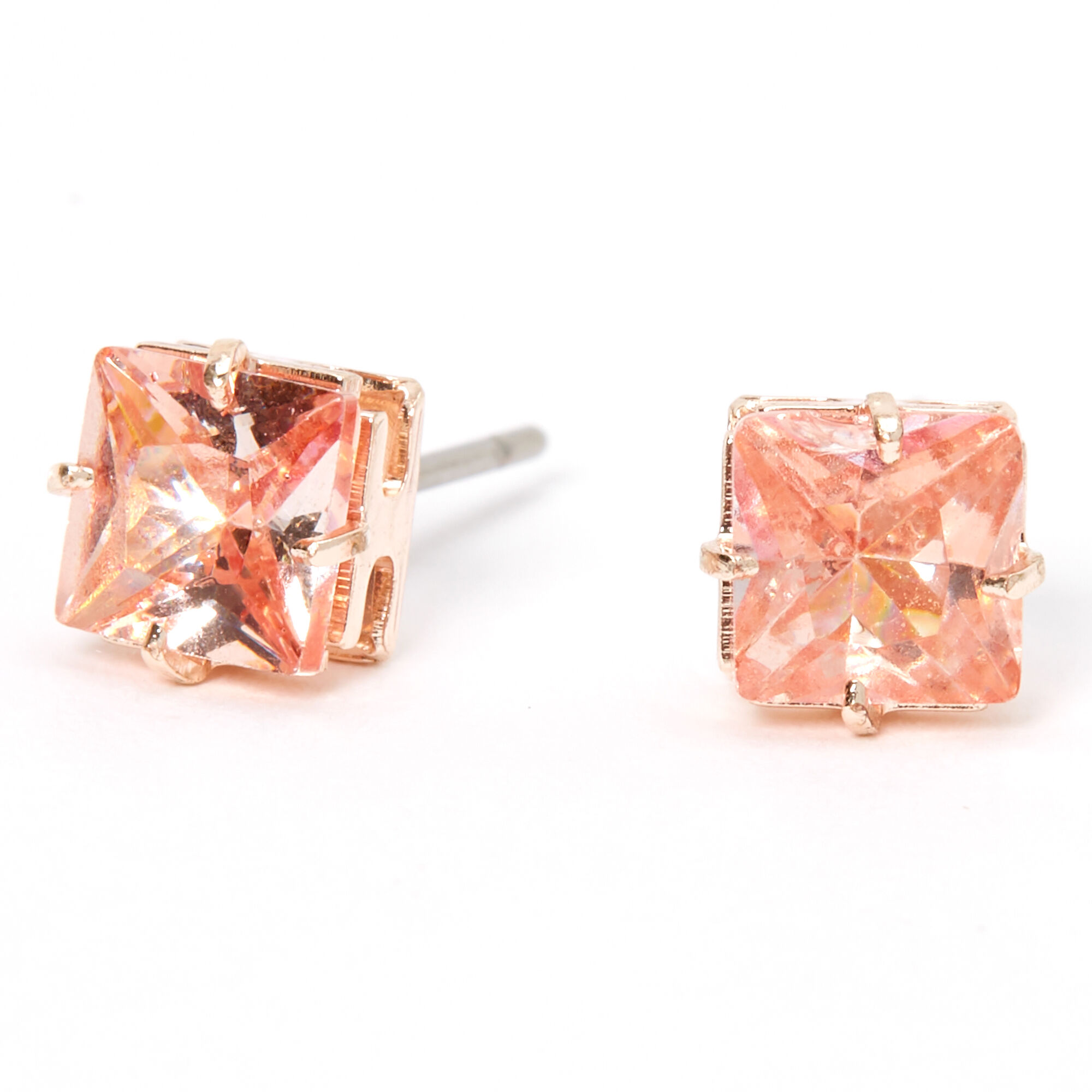 Claire's rose hotsell gold earrings