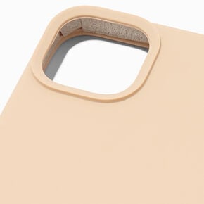 Solid Taupe Silicone Phone Case - Fits iPhone&reg; 13/14/15 Pro,