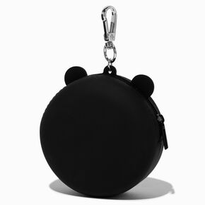 Panda Sprinkled Donut Mini Mart Jelly Coin Purse Keyring,
