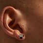 Disney Minnie Mouse Birthstone Sterling Silver Stud Earrings - July,