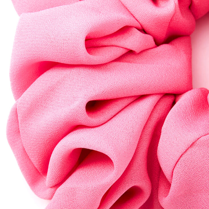 Giant Hair Scrunchie - Candy Pink,