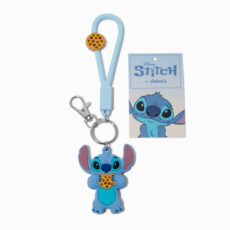Disney Stitch Cosy Silicone Keyring,