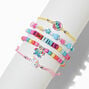 Mixed Pastel Bracelet Set - 5 Pack,