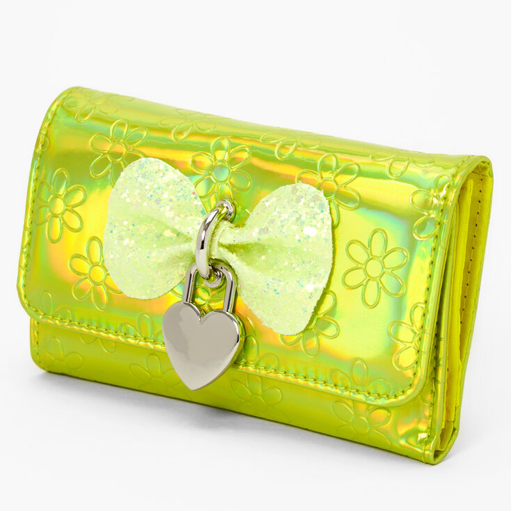 Vinyl Yellow Daisy Embossesed Wallet,
