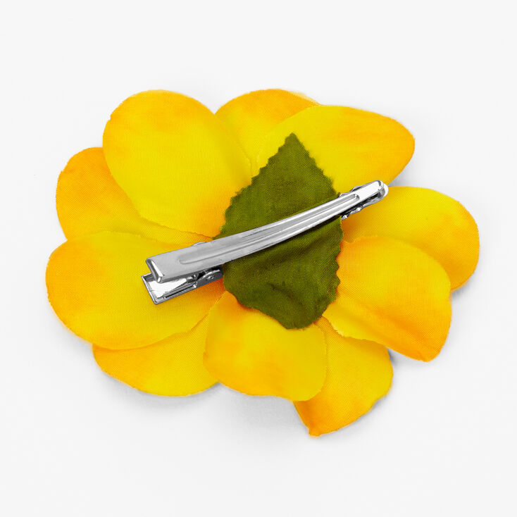 Yellow Flower Hair Clip,