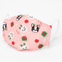 Cotton Holiday Dog and Cat Print Face Masks - Child Small,
