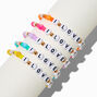 Best Friends &#39;&#39;I Love You&#39;&#39; Beaded Stretch Bracelets - 5 Pack,