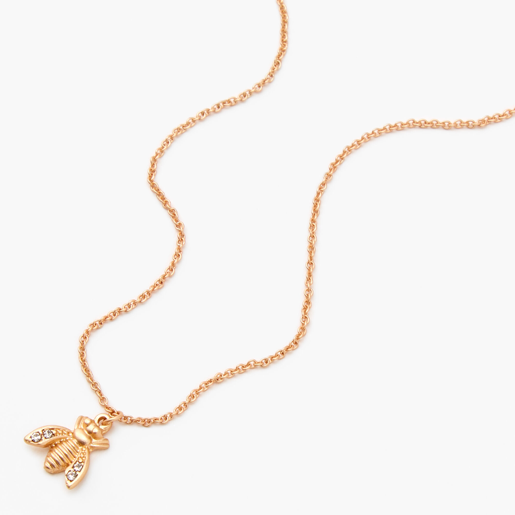 Rose gold hotsell bumblebee necklace