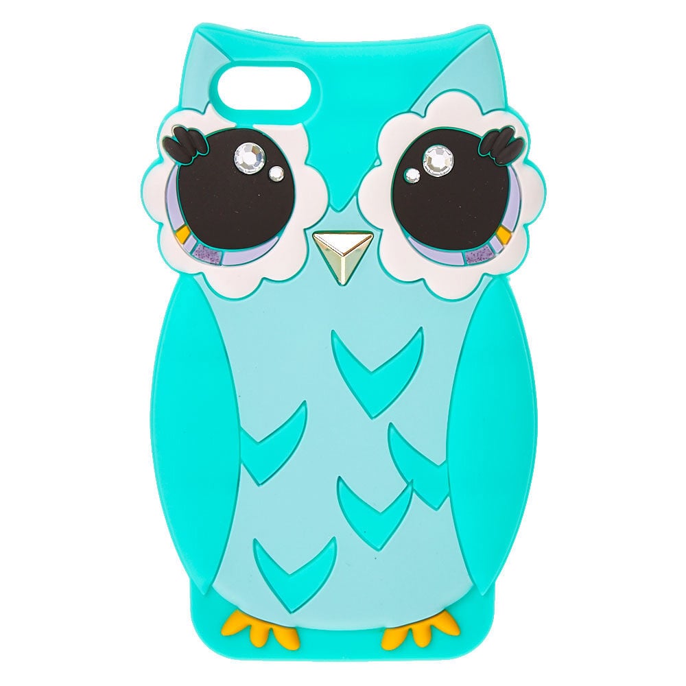 Cute Mint Green Owl Phone Case - Fits iPhone 5/5S/SE,