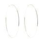 Silver-tone 100MM Hoop Earrings,