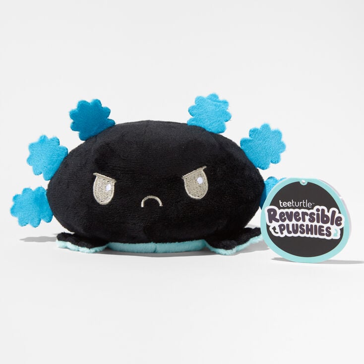 TeeTurtle&trade; Reversible Plushies Blue &amp; Black Axolotl,