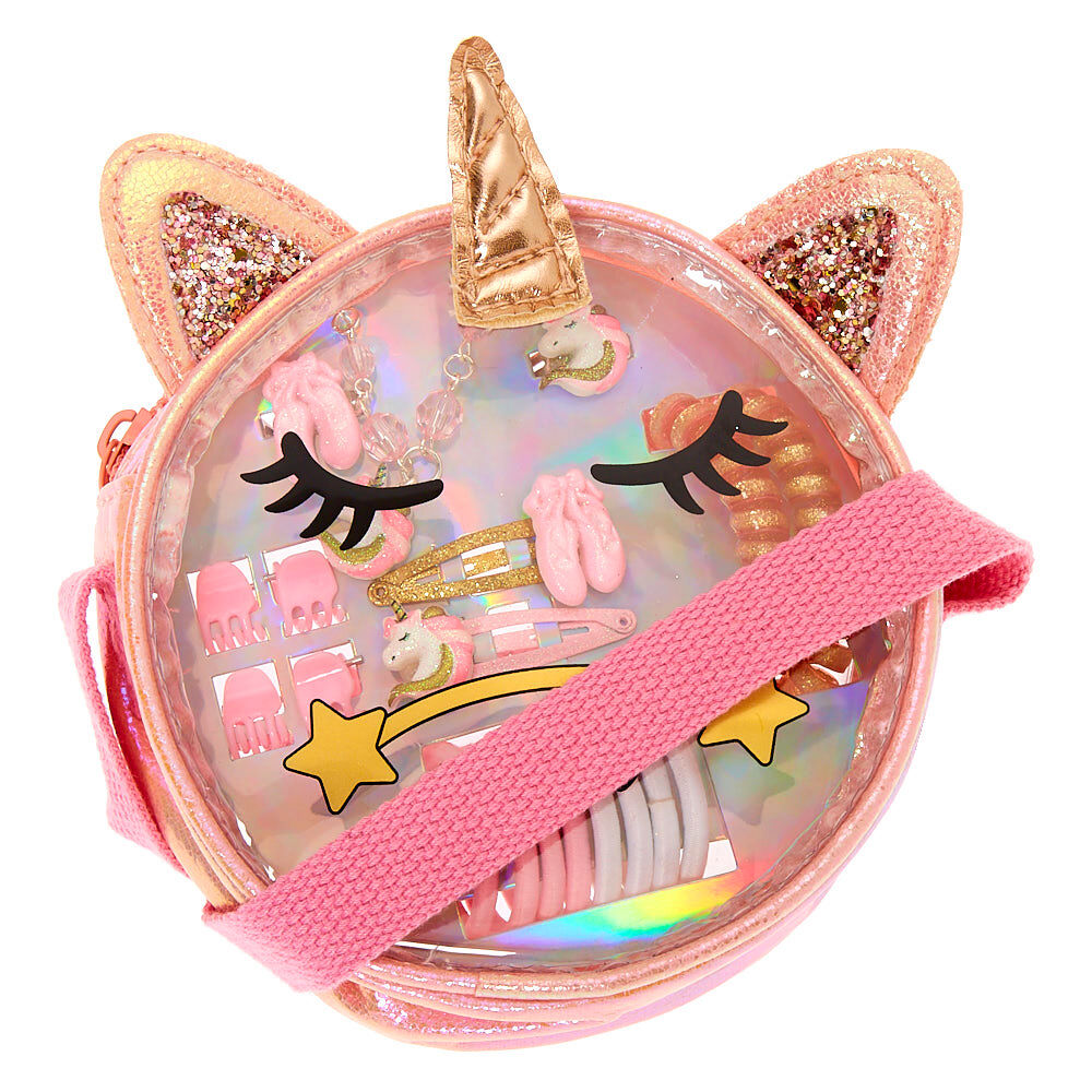 Claire's Club Unicorn Accessory Set - Pink,