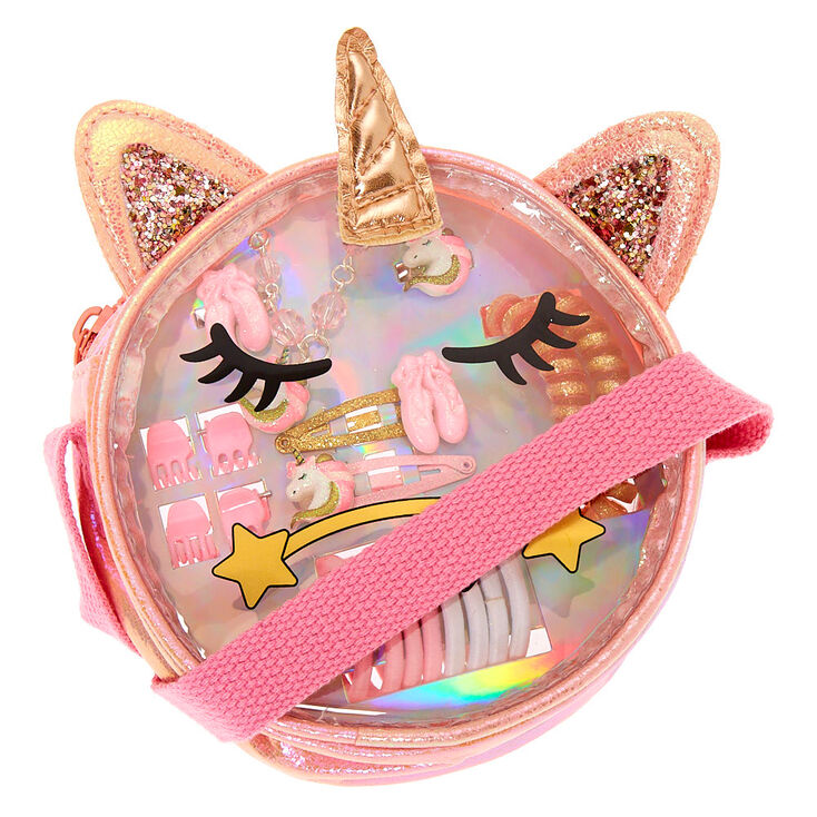 Claire's Club Unicorn Accessory Set - Pink