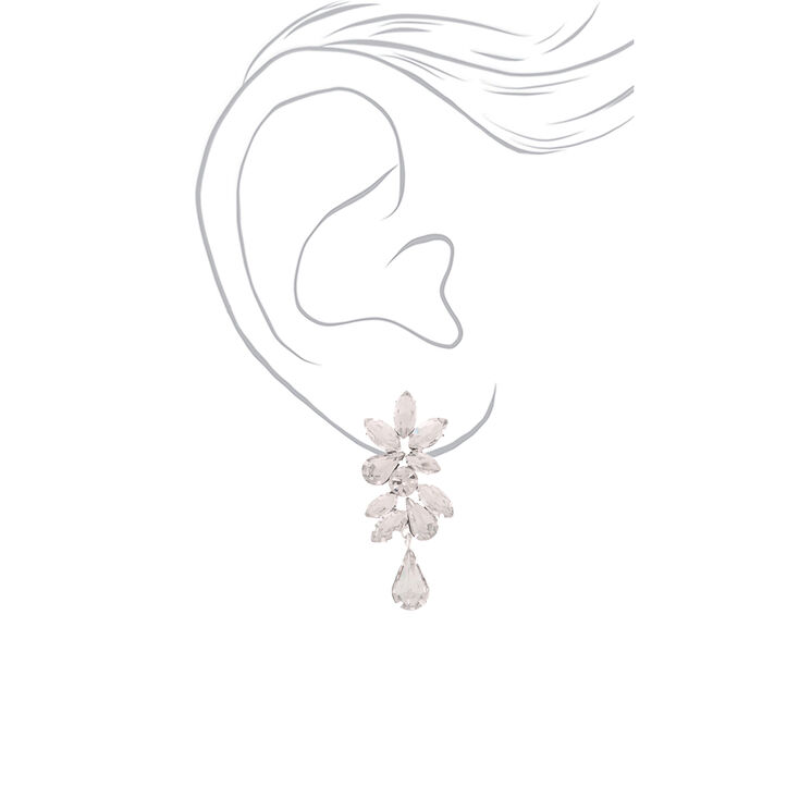 Claire&#39;s Club Special Occasion Stick On Earrings - Silver, 30 Pack,