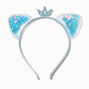 Claire&#39;s Club Blue Star Shaker Cat Ears Headband,