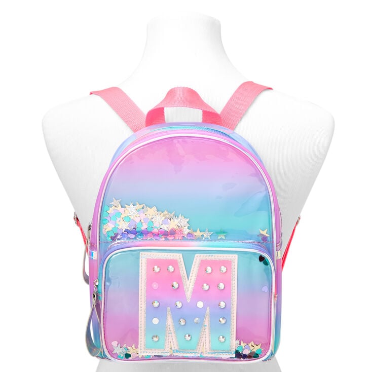 Ombre Shaker Initial Mini Backpack - M,