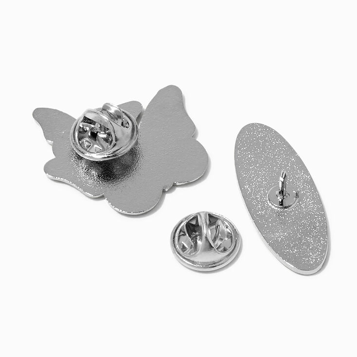 Claire's Y2K Butterfly Pin Set | 2 Pack