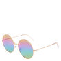 Mirrored Round Rainbow Sunglasses,
