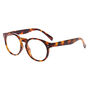 Claire&#39;s Club Tortoiseshell Round Clear Lens Frames,
