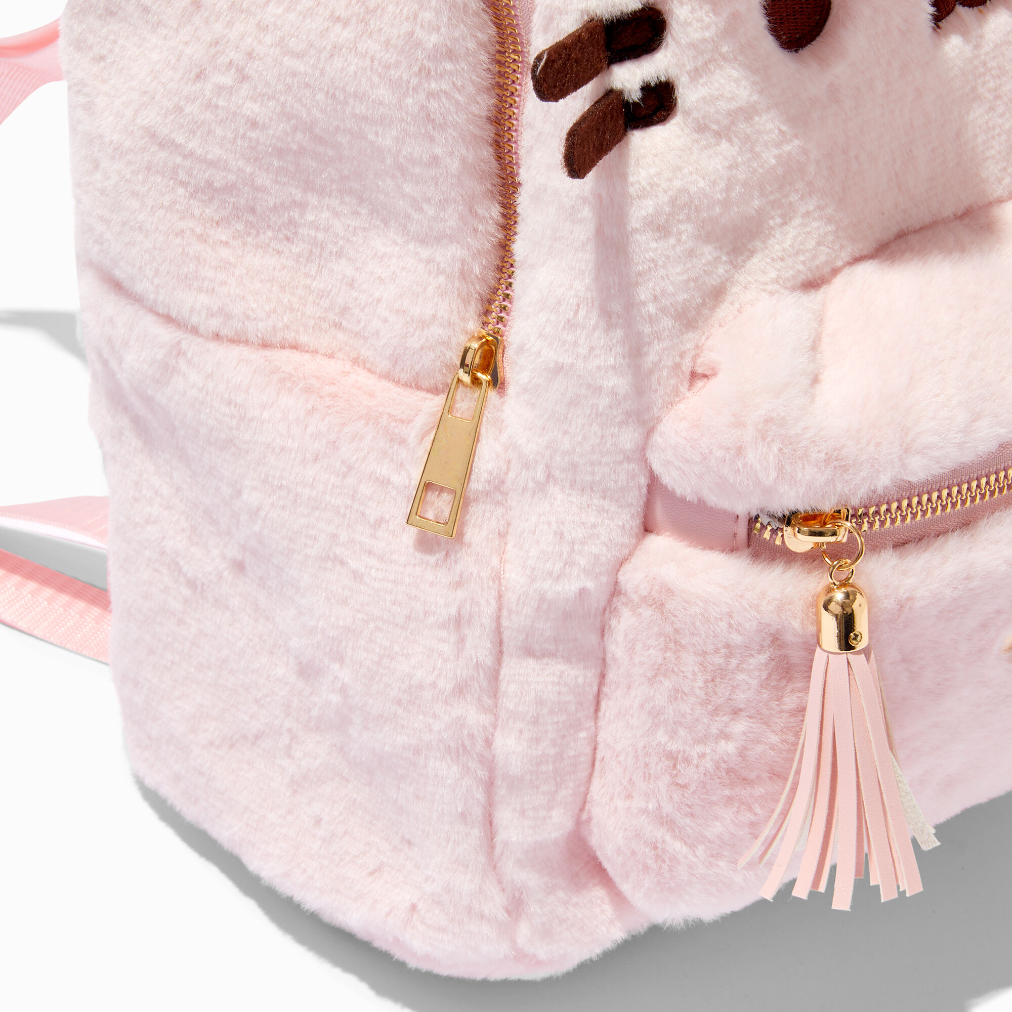 Pusheen Fuzzy Pink Backpack